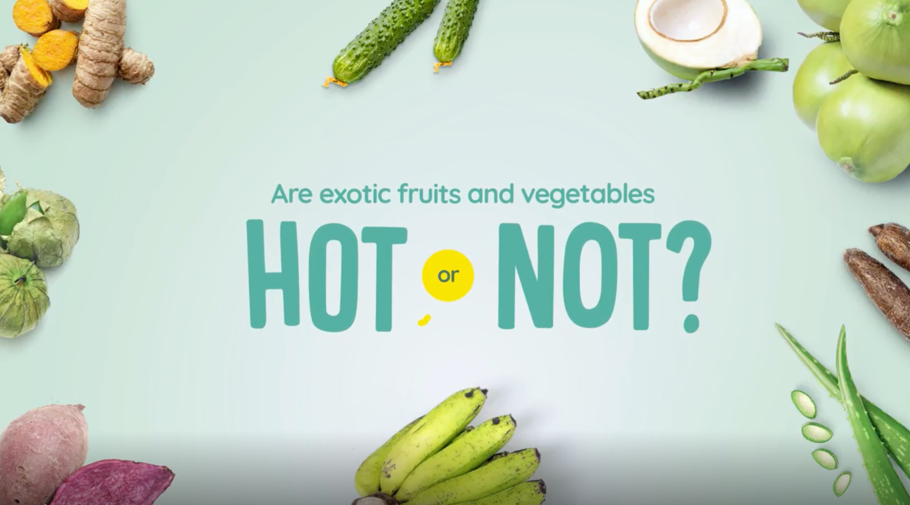 Tinder Exotic Vegetables/Fruit